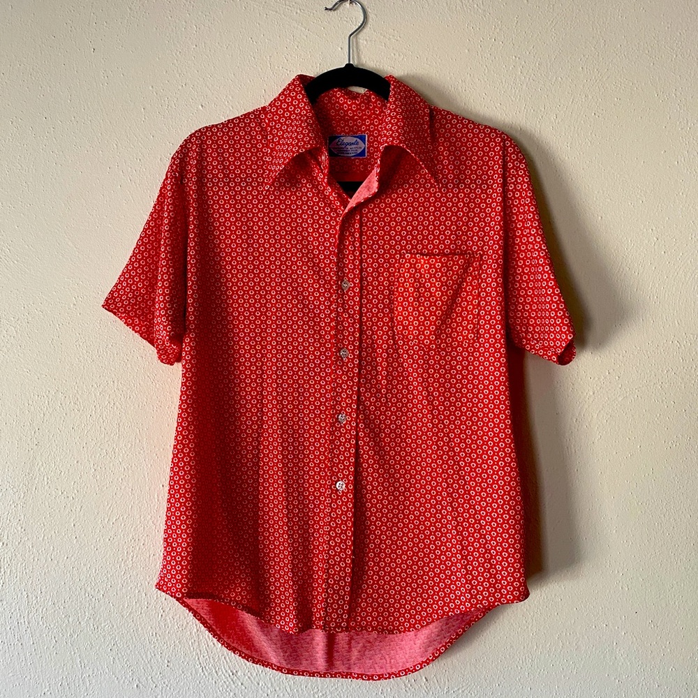 Vintage mens Elegante button up